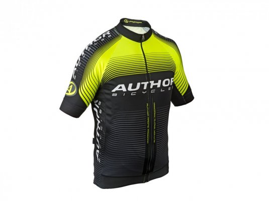 AUTHOR Dres Men Sport X7 ARP k/r žlutá-neonová/černá - Barva: žlutá-neonová/černá, Velikost: S