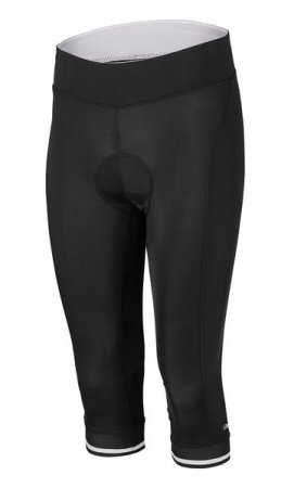 Etape – dámské kalhoty SARA 3/4, černá/bílá - Velikost: M
