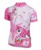 Etape – dětský dres RIO, bílá/růžová Unicorn