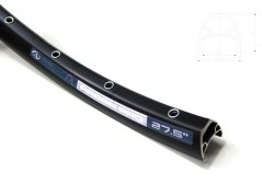 AUTHOR Ráfek ACO Radon Pro 27,5 černá  584x19 32 děr