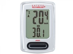 CATEYE Cyklopočítač CAT Velo Wireless + (VT235W)  bílá