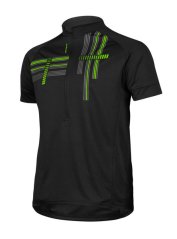 Etape – pánský dres FREETIME, černá/zelená