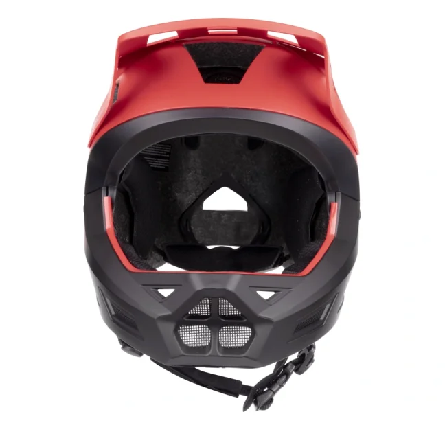 FORCE DROP downhill přilba, červeno-černá