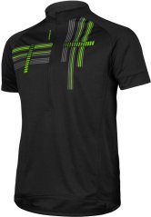 Etape – pánský dres FREETIME, černá/zelená