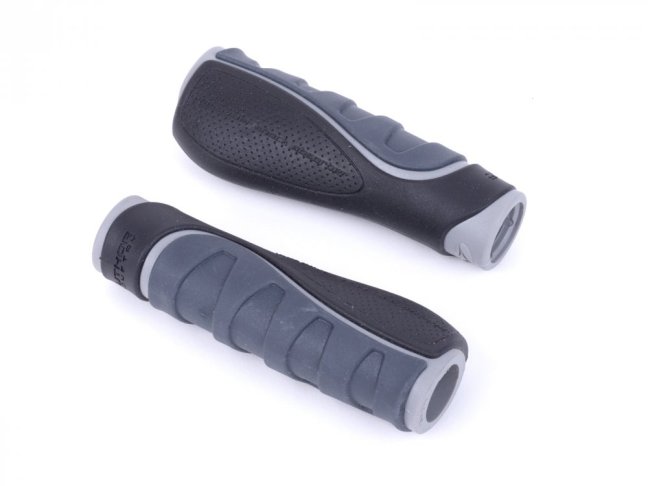AUTHOR Gripy AGR Ergo 2  černá/šedá - Barva: černá/šedá, Velikost: l.130mm