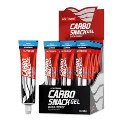 energetický gel Nutrend Carbosnack s kofeinem tuba, modrá malina 50 g