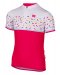Etape – dětský dres RIO, růžová/bílá Donut