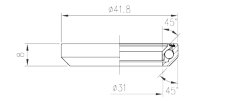 Ložisko FSA TH-870 Stainless (MR042S) 1-1/8"