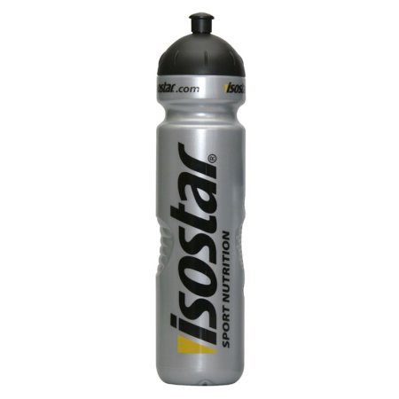 láhev ISOSTAR 1l stříbrná výsuvný vršek
