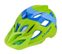 Etape – dětská přilba na kolo HERO, zelená/modrá mat