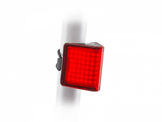 AUTHOR Světlo zad. V-BLOCK360 USB COBLED 80 LM černá/červené-sklo