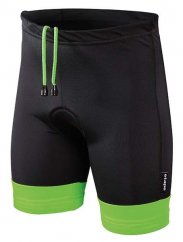 Etape - dětské kalhoty JUNIOR s vložkou, černá/zelená