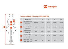 Etape – dámský dres VIOLET, mint/černá