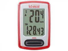 CATEYE Cyklopočítač CAT Velo Wireless (VT230W)  červená